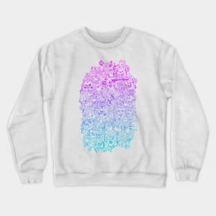 Gradient Doodle Crewneck Sweatshirt